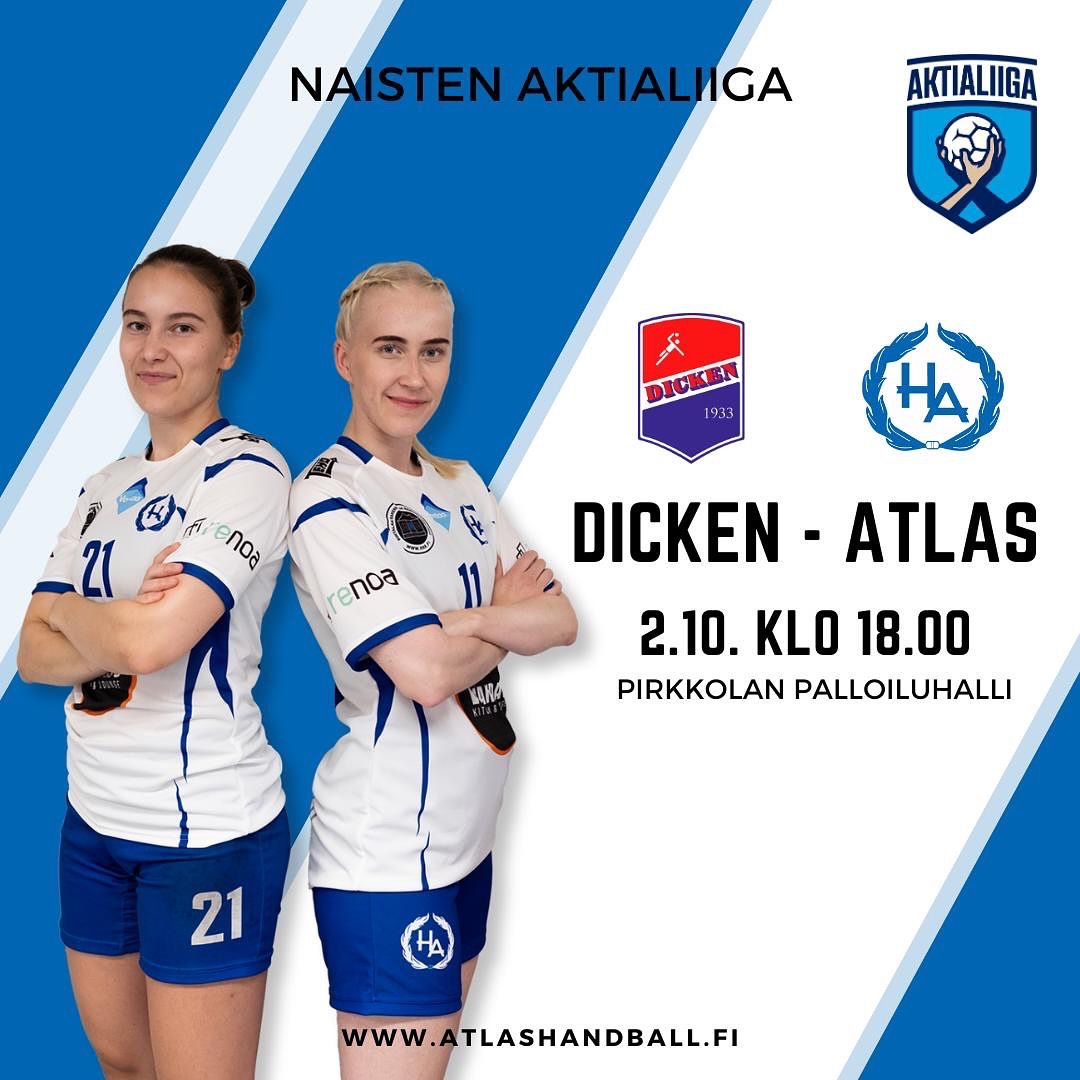 Atlas Dickenin vieraaksi naisten Aktialiigassa - Atlas Handball